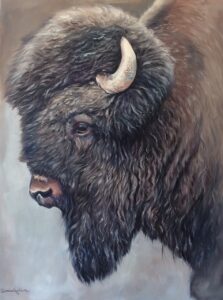 Buffalo painting