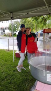 Two female volunteers 