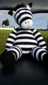 Stuffed zebra