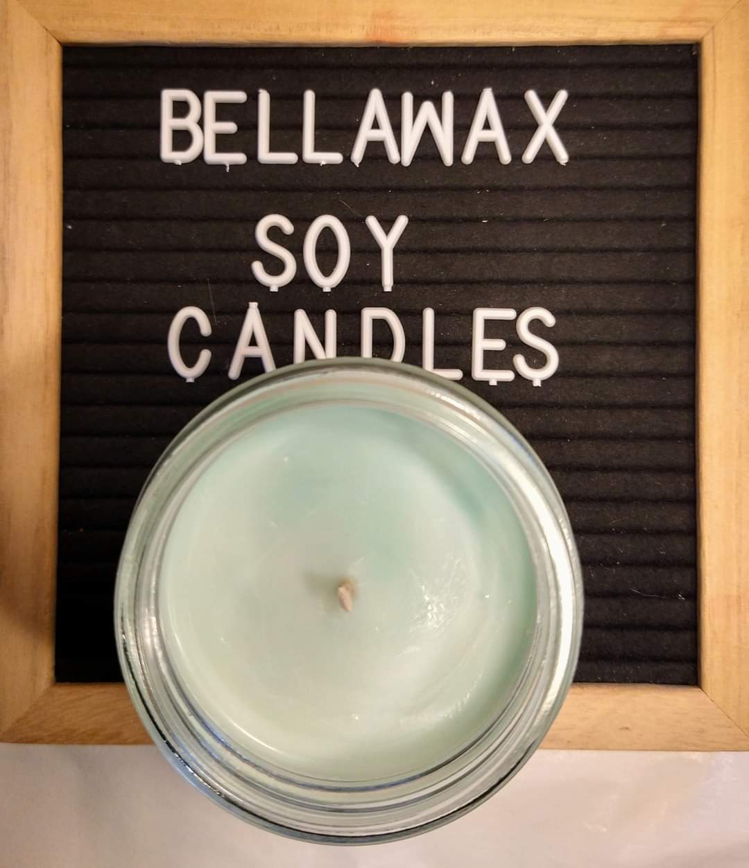 Bellawax Soy Candles sign