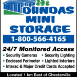 Dundas Mini Storage sign