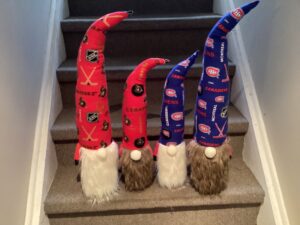 Gnomes on staircase