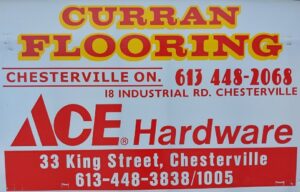 Curran Flooring Ace Hardware sign