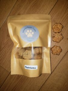 Brown bag of pet treats