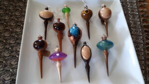 Wooden Christmas ornaments
