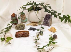 Crystals and plants