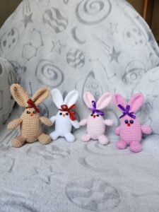 Crocheted rabbits