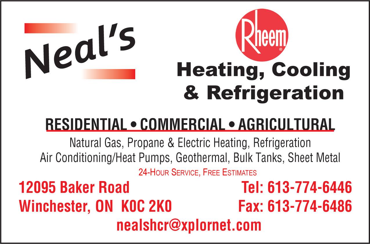 Neal's Heating, Cooling and Refrigeration logo