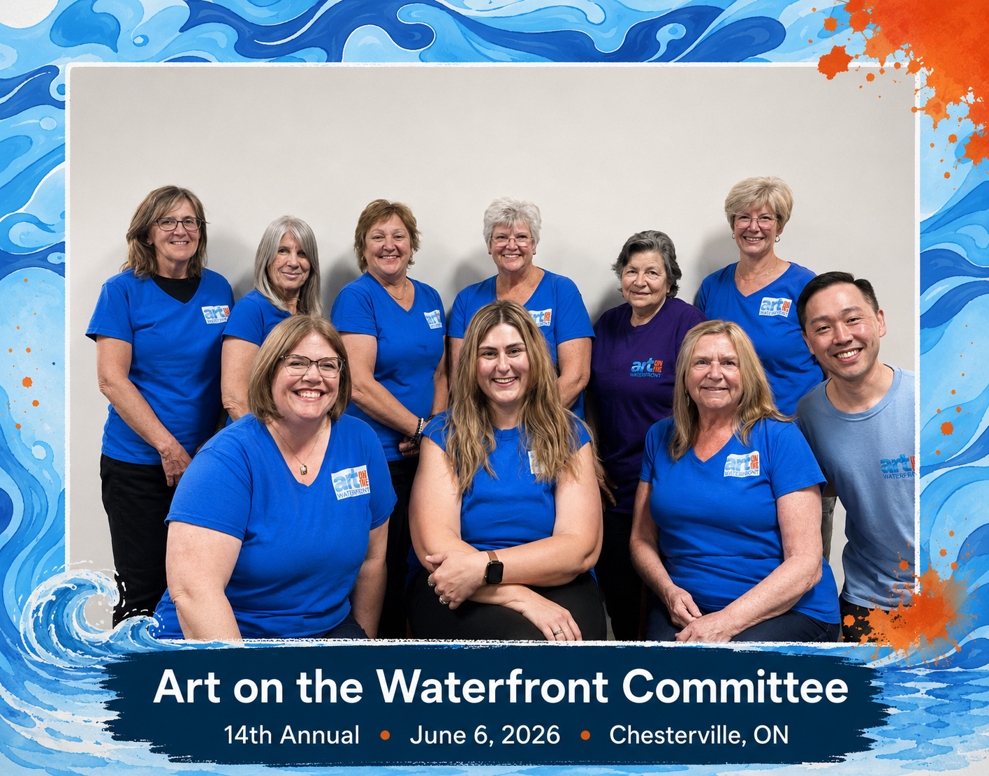 Art on the Waterfront Committee members 2026